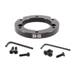 Entretoise De Volant Excentrique BG RACING - épaisseur 15mm Entraxe 6x70mm Déport 10mm - Avec Visserie
