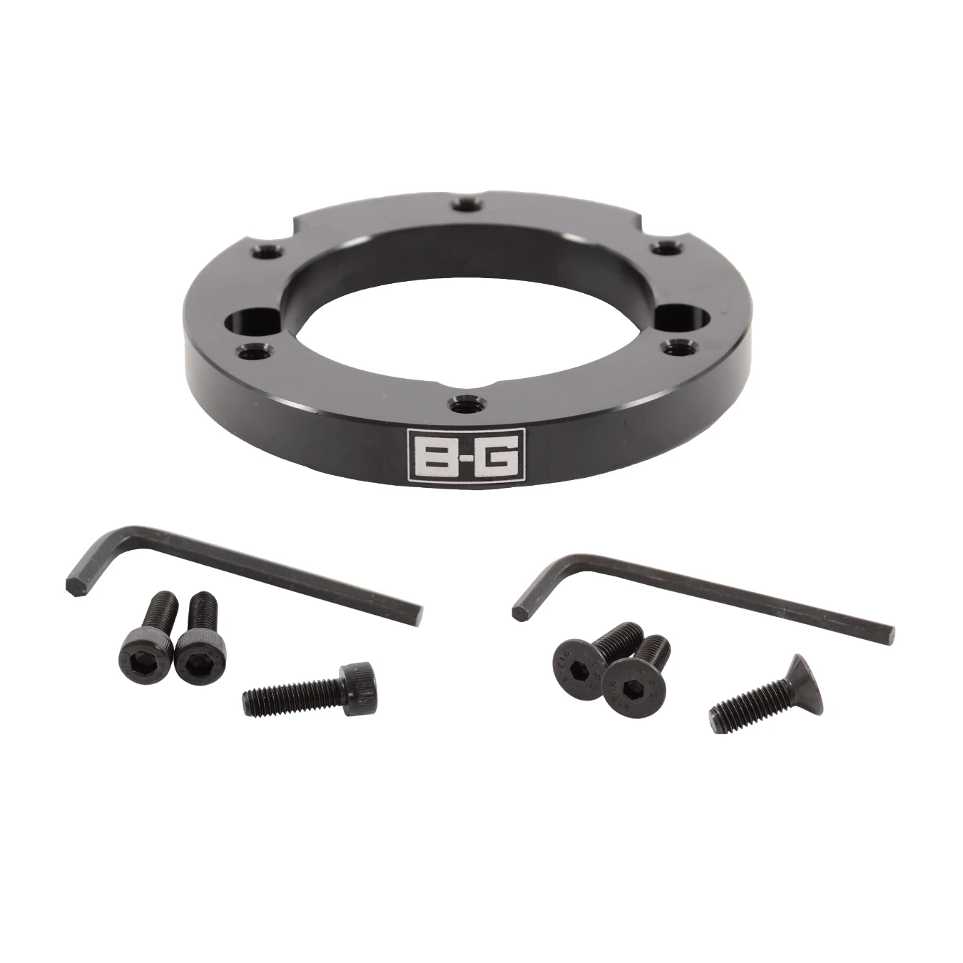 Entretoise De Volant Excentrique BG RACING - épaisseur 15mm Entraxe 6x70mm Déport 10mm - Avec Visserie 3 Entretoise De Volant Excentrique BG RACING - épaisseur 15mm Entraxe 6x70mm Déport 10mm - Avec Visserie
