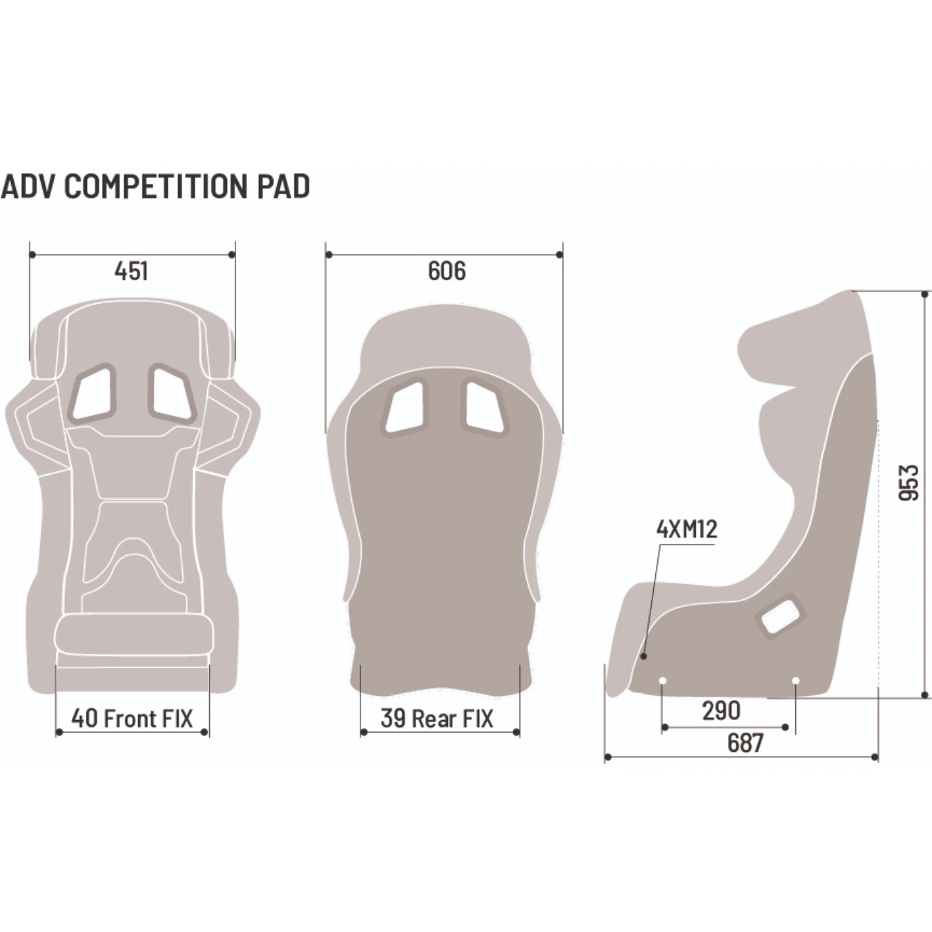 Baquet FIA 8862-2009 SPARCO ADV Competition Pad 7 Baquet FIA 8862-2009 SPARCO ADV Competition Pad – Image 5