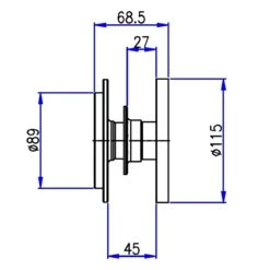 Quick System LIFELINE 9 Trous à Visser -Default Template 2 lifeline bolt on quick release steering boss 9 holes 2