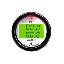 Manomètre Combiné SPA DESIGN Pression D'huile Et Température D'eau -Default Template 2 manom 2 1