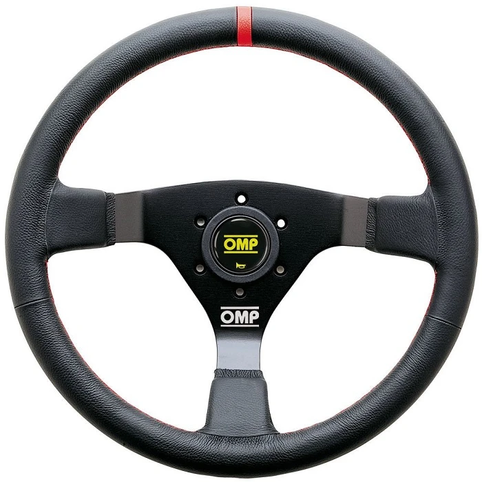 Volant OMP WRC Cuir Repère Rouge 3 Volant OMP WRC Cuir Repère Rouge