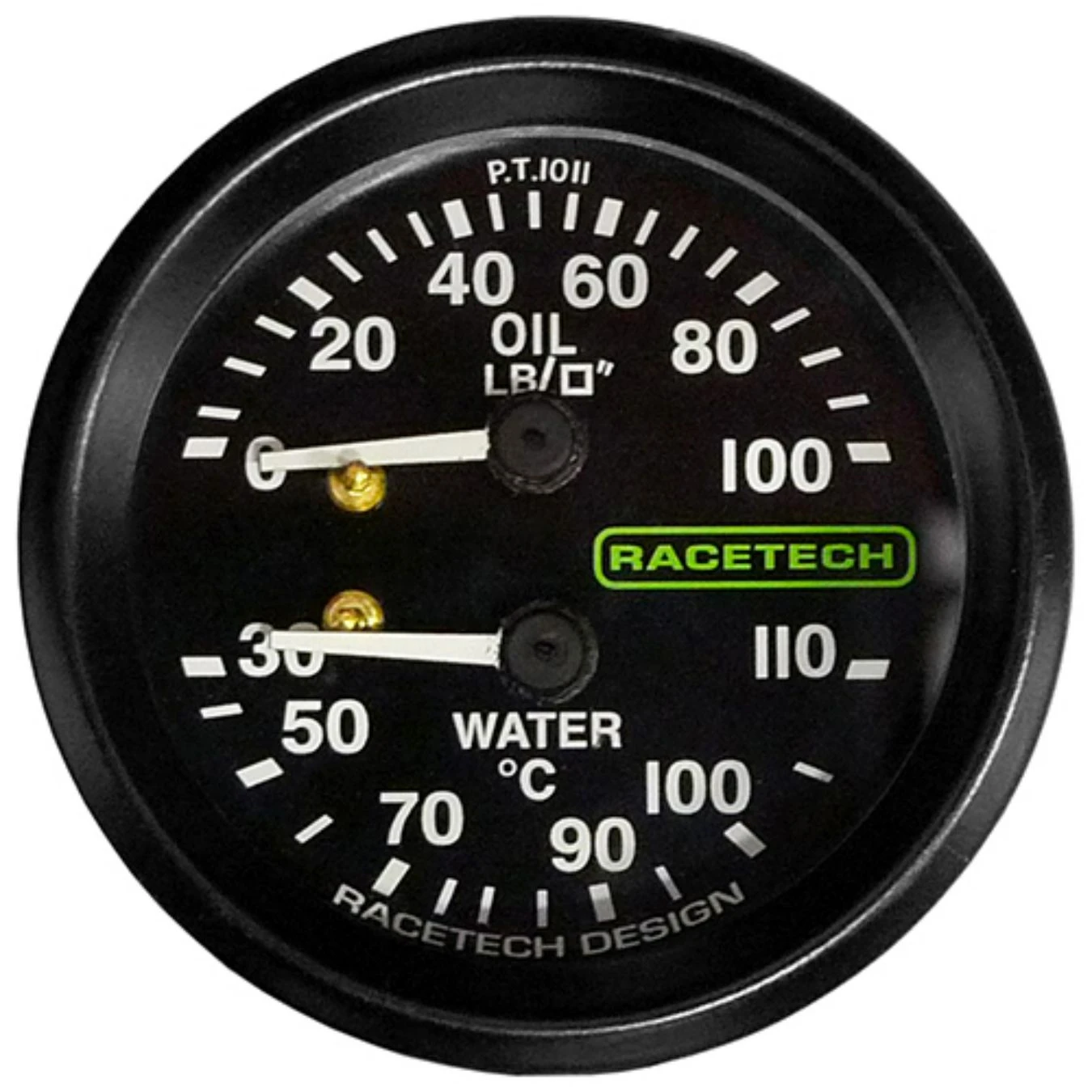 Manomètre Combiné RACETECH D52MM Température Eau 110°C Pression Huile 100LB Longueur Câble 9" Eclairage 1/8BSP SMITHS 3 Manomètre Combiné RACETECH D52MM Température Eau 110°C Pression Huile 100LB Longueur Câble 9" Eclairage 1/8BSP SMITHS