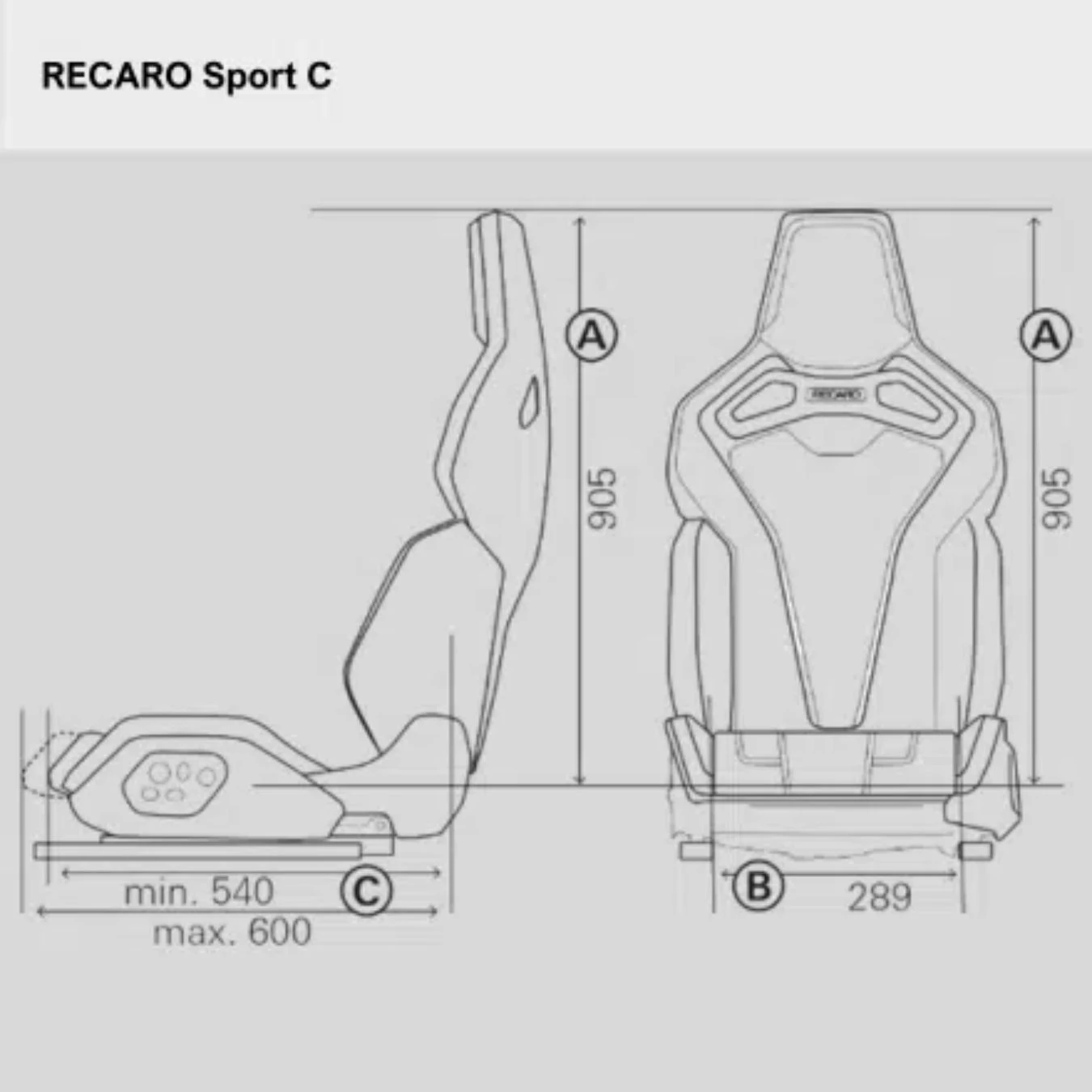 Baquet RECARO SPORT C Cuir Blanc/Dinamica Noir 3Portes Avec Chauffage 4 Baquet RECARO SPORT C Cuir Blanc/Dinamica Noir 3Portes Avec Chauffage – Image 2