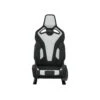 Baquet RECARO SPORT C Cuir Blanc/Dinamica Noir 3Portes Airbag Avec Chauffage