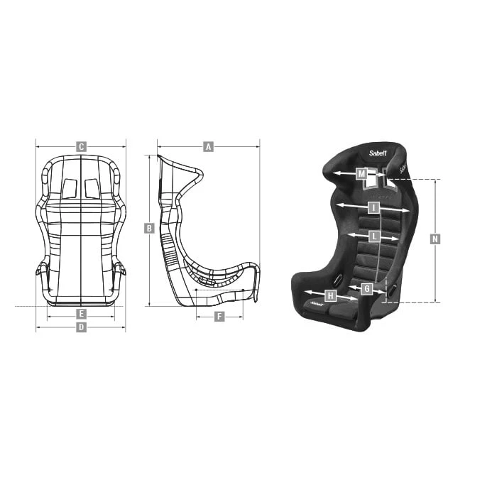 Baquet FIA SABELT Taurus 5 Baquet FIA SABELT Taurus – Image 3