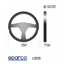 Volant SPARCO L505 En Peau Retournée -Default Template 2 sparco l505 steering wheel 1 1