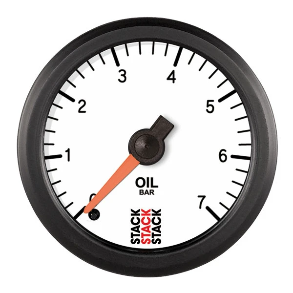 Manomètre STACK Analogique Pro Pression Huile 0-7 Bars 4 Manomètre STACK Analogique Pro Pression Huile 0-7 Bars – Image 2