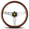 Volant MOMO INDY HERITAGE Argent -Default Template 2 steering wheel momo indy heritage silver 0 1