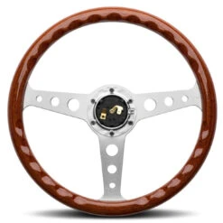 Volant MOMO INDY HERITAGE Argent -Default Template 2 steering wheel momo indy heritage silver 3 1