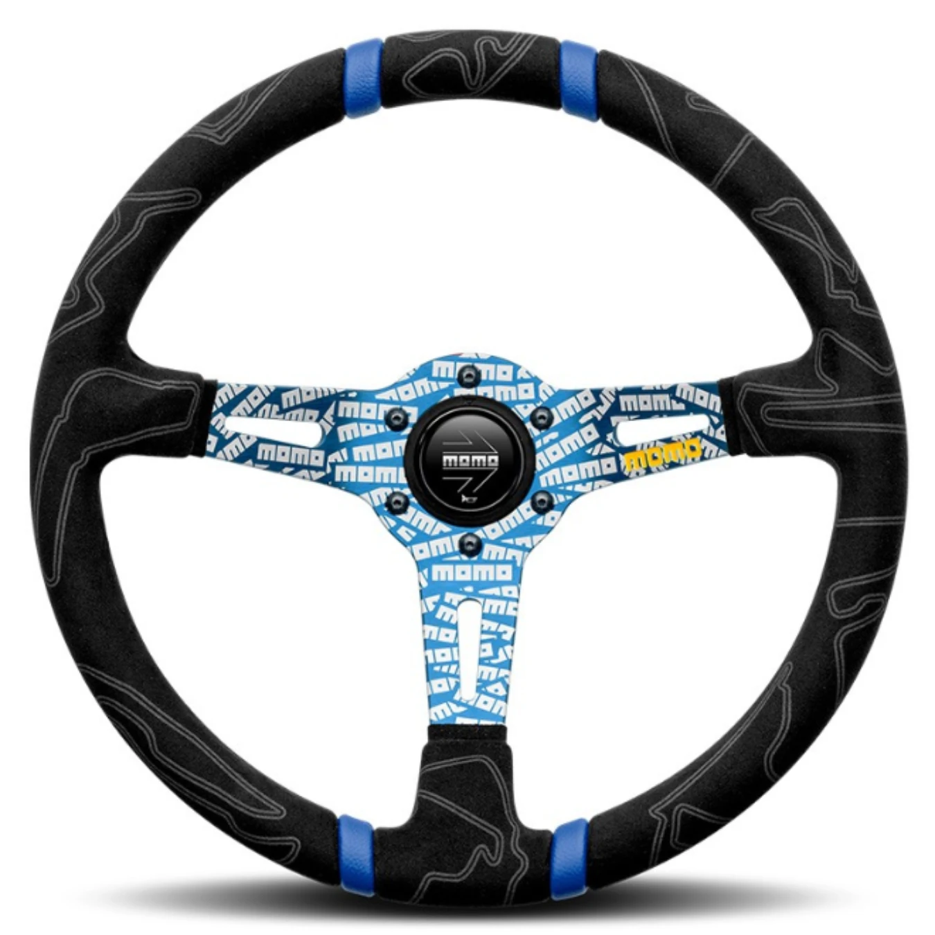 Volant MOMO ULTRA Bleu 3 Volant MOMO ULTRA Bleu