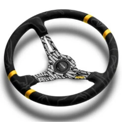 Volant MOMO ULTRA Jaune -Default Template 2 steering wheel momo ultra yellow 2 2