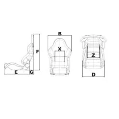 Baquet TURN ONE Eco Version Simili Cuir 9 Baquet TURN ONE Eco Version Simili Cuir -Default Template 2 turn one eco seat sky version 3