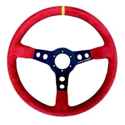 Volant TURN ONE Nike En Peau Retournée -Default Template 2 turn one nike suede steering wheel 3 4