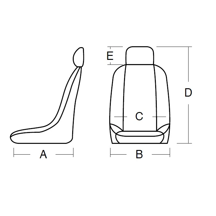 Baquet TURN ONE Turini Taille XL 4 Baquet TURN ONE Turini Taille XL – Image 2
