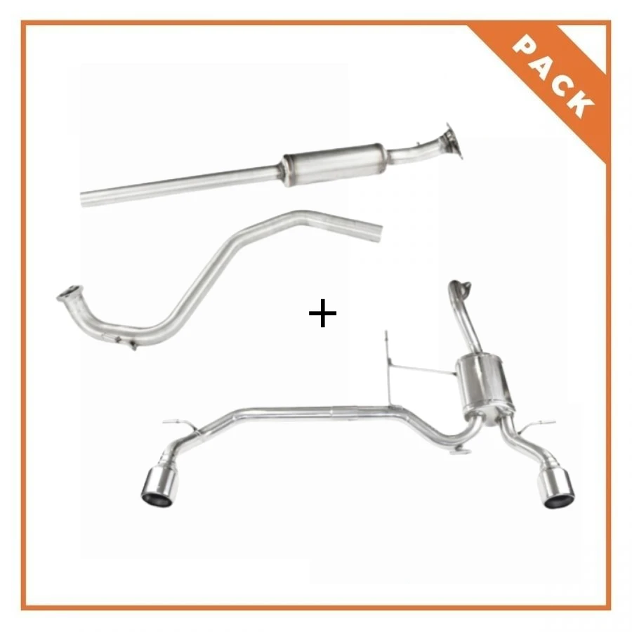 Pack échappement REDSPEC Swift Sport 140cv Zc33S Avec Silencieux 3 Pack échappement REDSPEC Swift Sport 140cv Zc33S Avec Silencieux